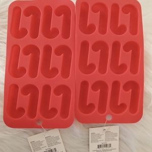 Holiday Time Silicone Mold Candy Cane Candy Mold